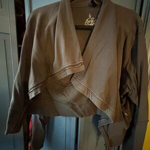 Buffalo Zip Up Biker Style Sweater Size L